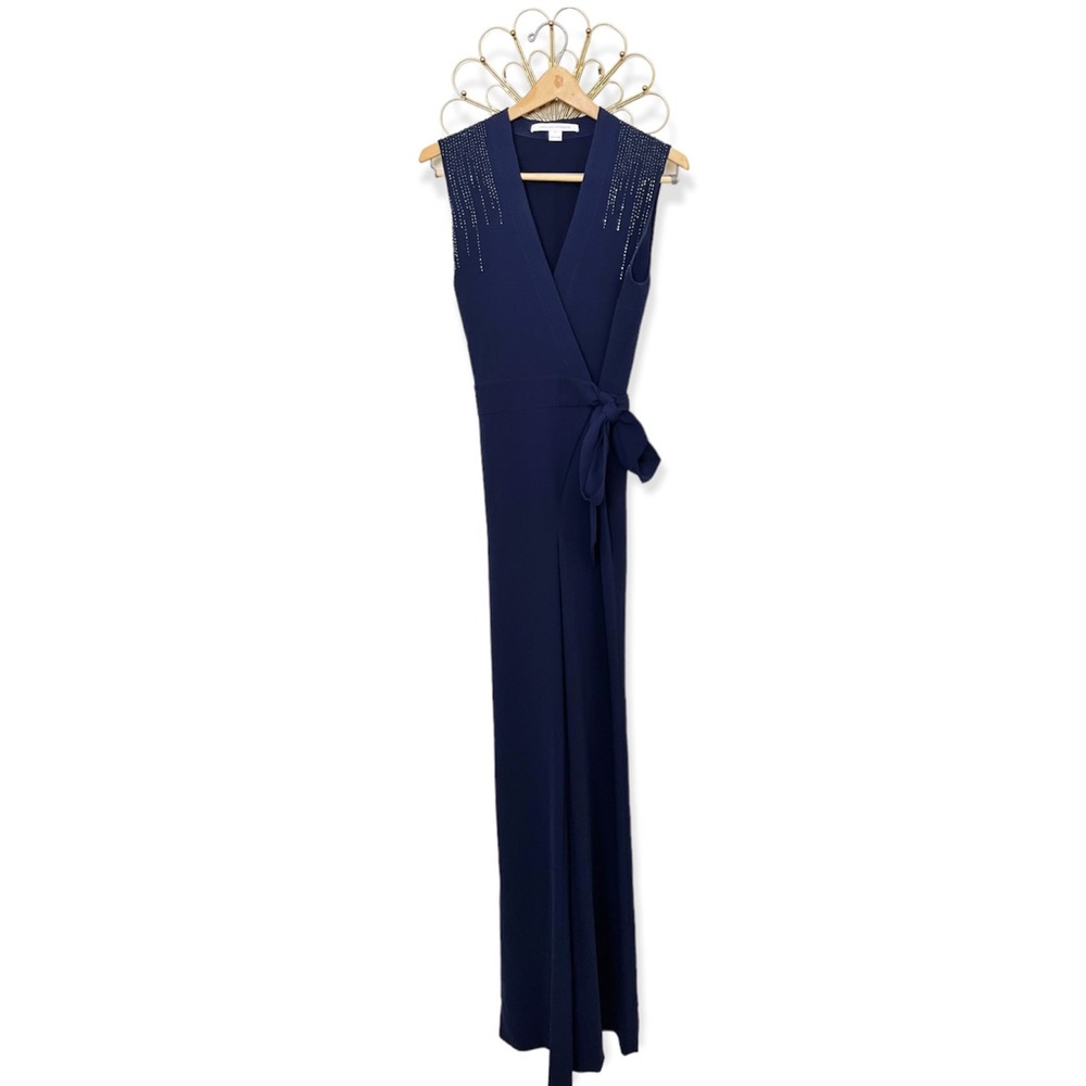 Diane Von Furstenberg Margot Jumpsuit in Navy